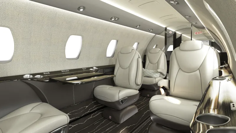 Citation XLS+ club seating