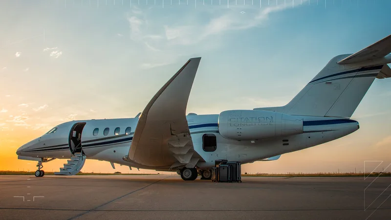 Citation Longitude baggage compartment