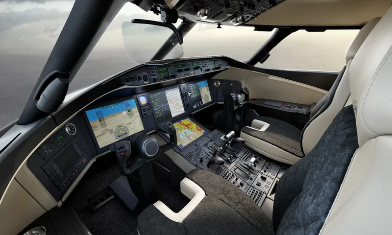 Global 6500 flight deck