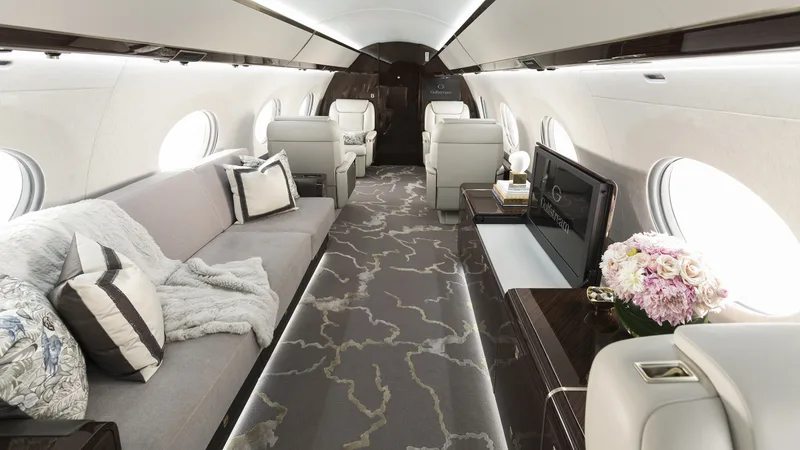 Gulfstream G650ER interior detail